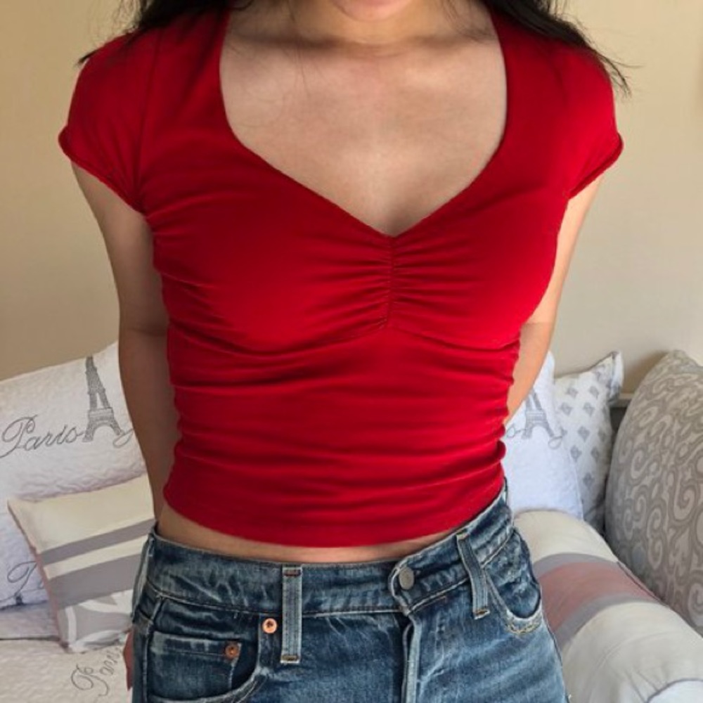 Red Gina top- brandy Melville